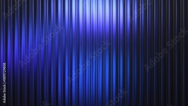 Obraz Abstract background design with reeded glass effect, 3d render