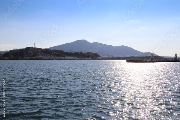 Obraz 北九州市の洞海湾風景