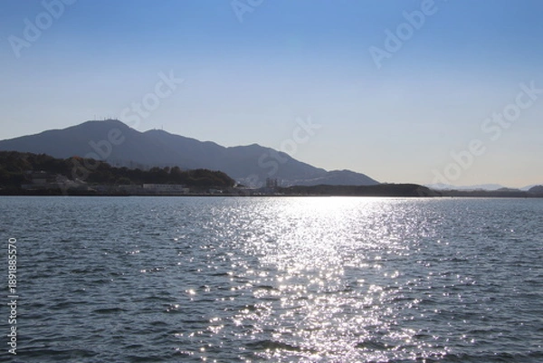 Obraz 北九州市の洞海湾風景