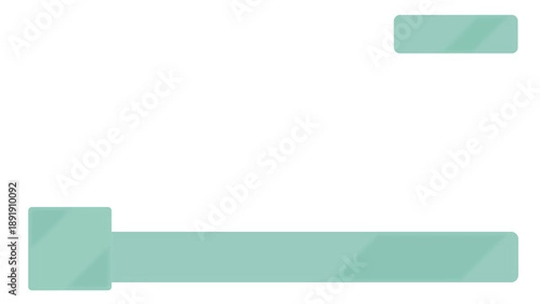 Obraz 動画テロップ素材：スケルトングリーン