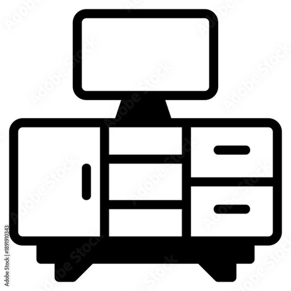 Fototapeta Table Icon