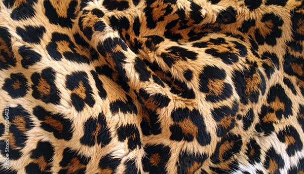 Obraz ヒョウ柄の背景素材