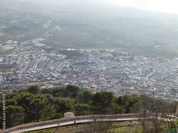 Fototapeta View of Archidona, Andalusia, Spain, from the castle