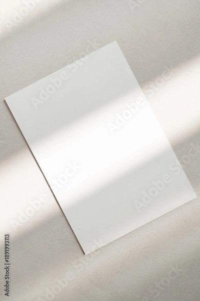 Obraz 우아한 그림자 카드 목업