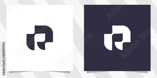 Obraz letter r logo design vector