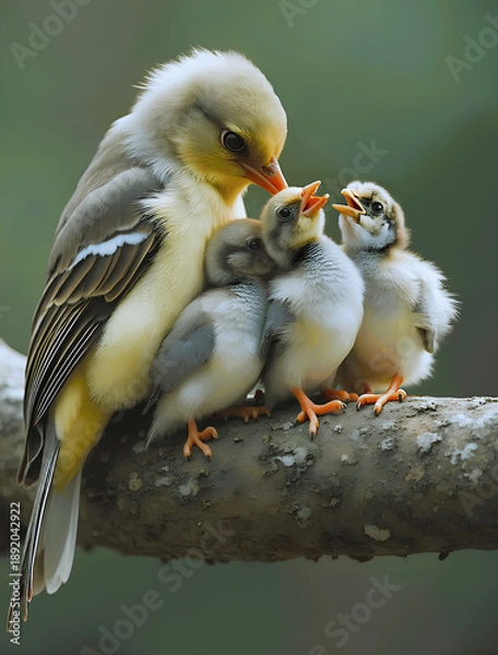 Obraz Birds on a branch