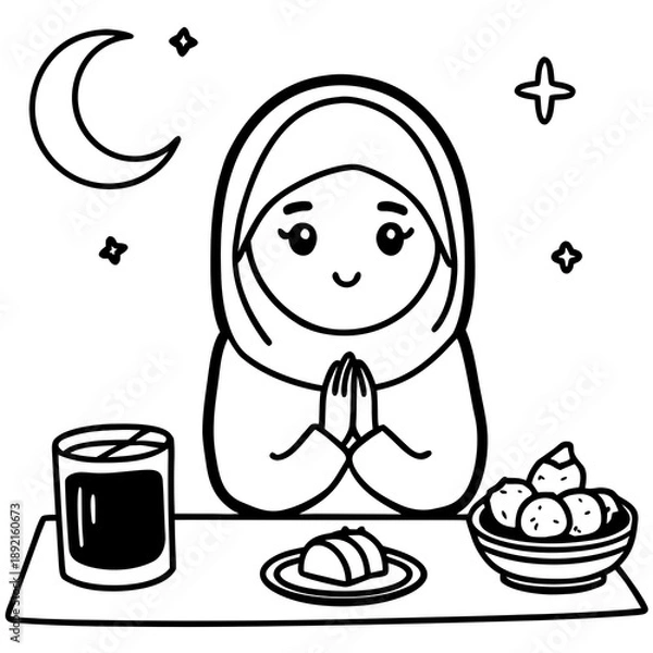 Fototapeta ramzan icon