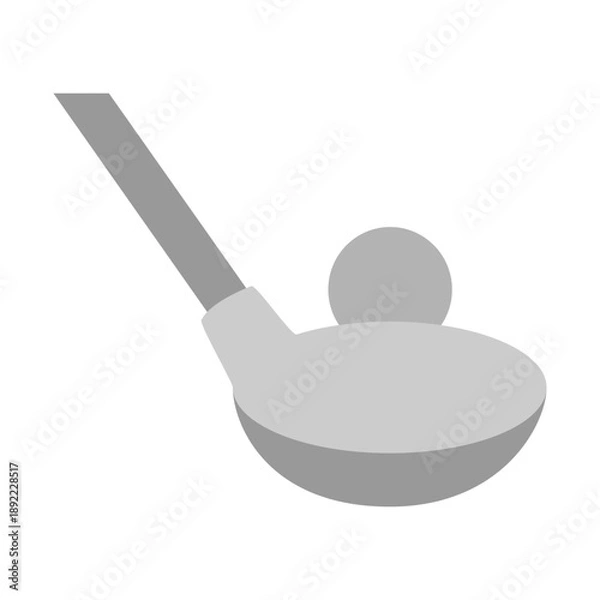 Obraz Long Drive Vector Flat Icon Design