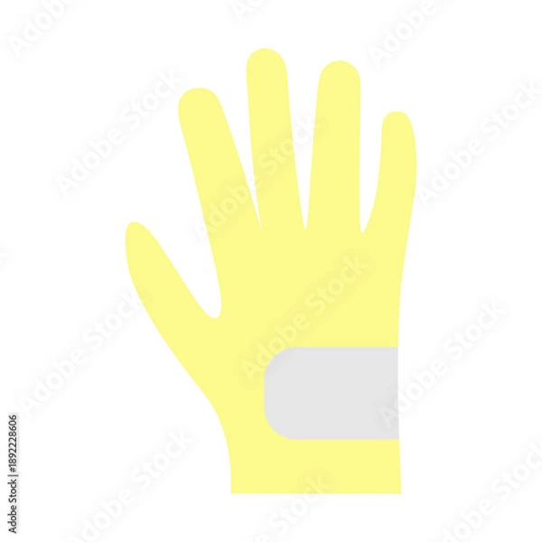 Obraz Golf Glove Vector Flat Icon Design
