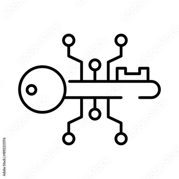 Obraz Encryption Key icon