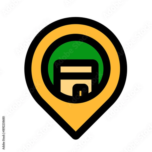 Obraz kaaba location