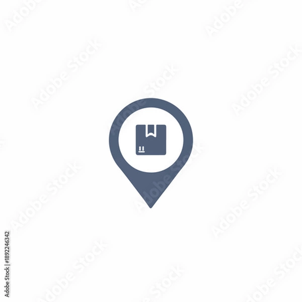 Obraz Package Pickup Location Pin