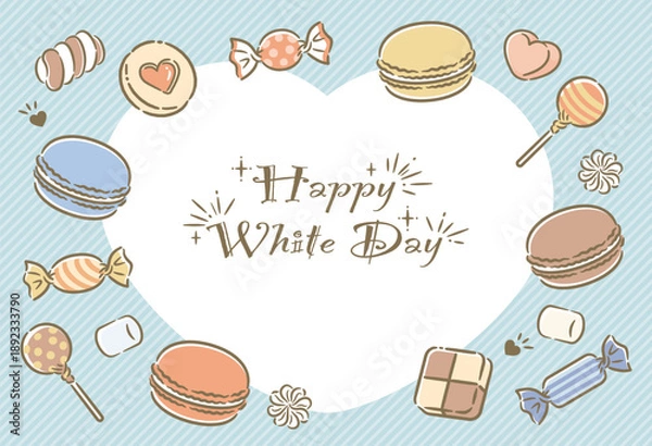 Obraz ホワイトデーデザイン