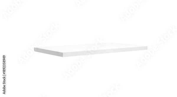 Fototapeta White Floating Shelf