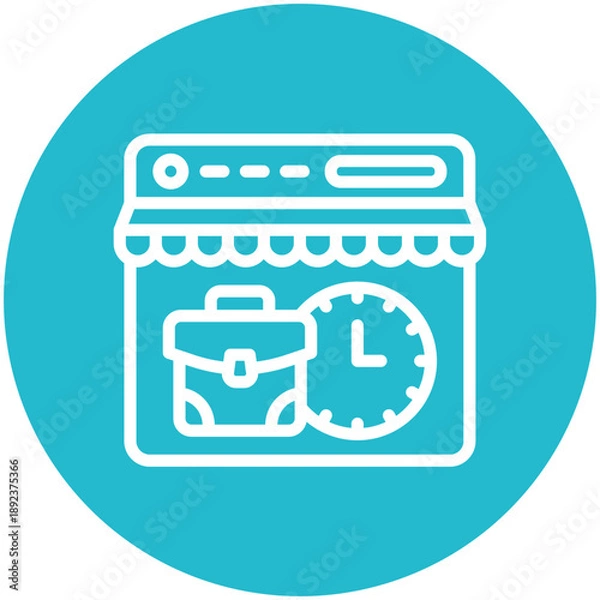 Obraz Business Hours Icon