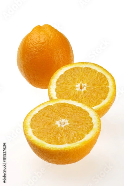 Fototapeta orange on white background