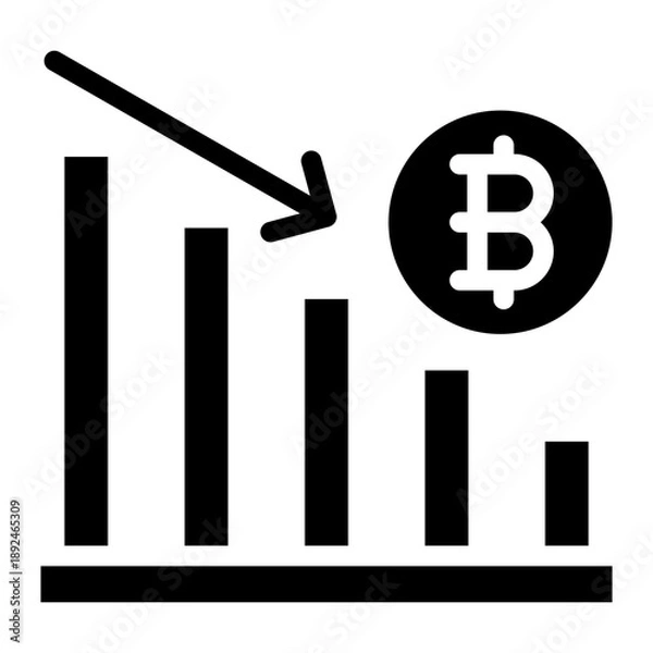 Obraz data analysis icon vector