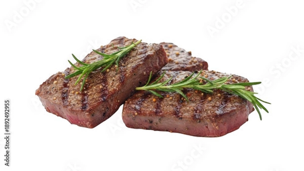 Obraz beef steak on a plate