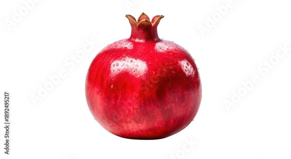 Obraz pomegranate on white background
