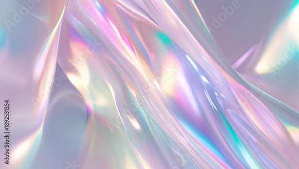 Obraz Abstract Iridescent Pastel Light Background
