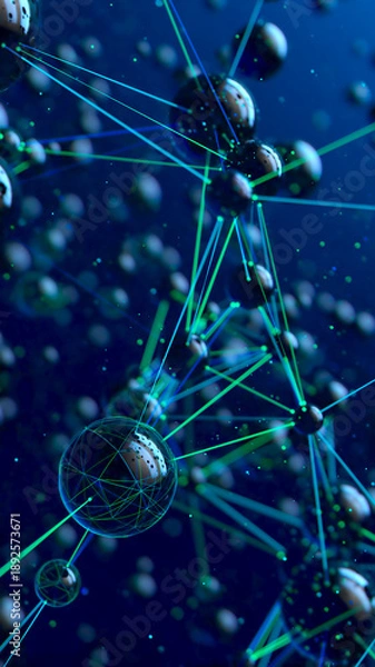 Obraz Interconnected Realms: The Complexity of Molecular Structures