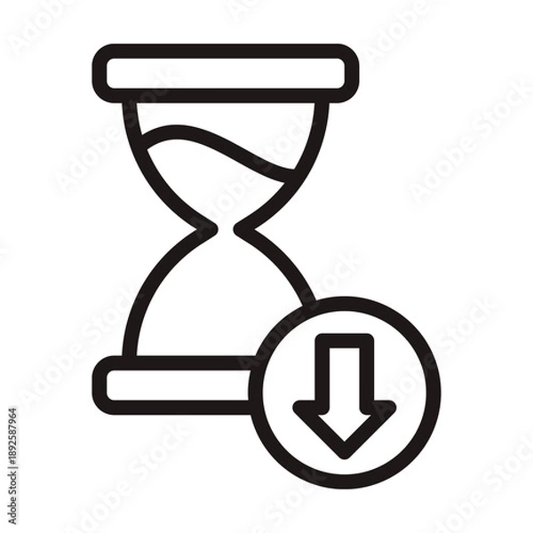 Fototapeta Time running out