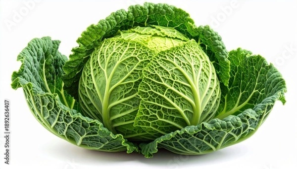 Fototapeta cabbage isolated on white