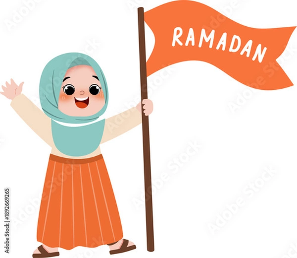 Obraz Ramadan children