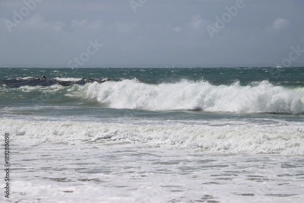 Obraz waves on the beach, Quiberon 