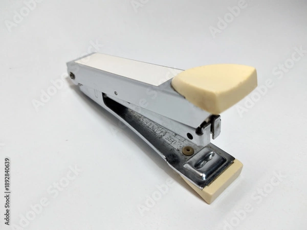 Fototapeta staples, white background