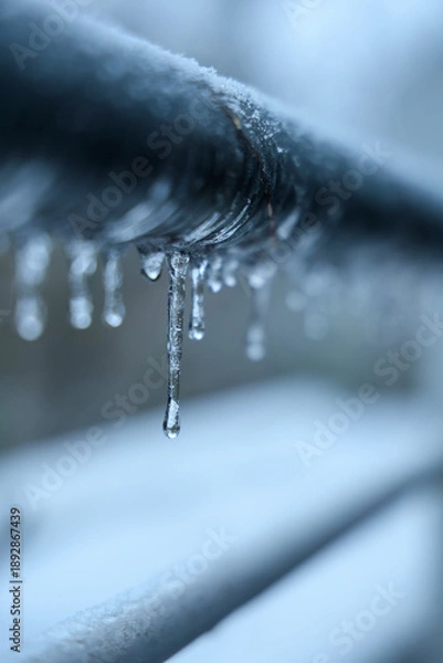 Obraz Eisregen Eiszapfen