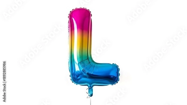 Obraz Colorful l-shaped balloon