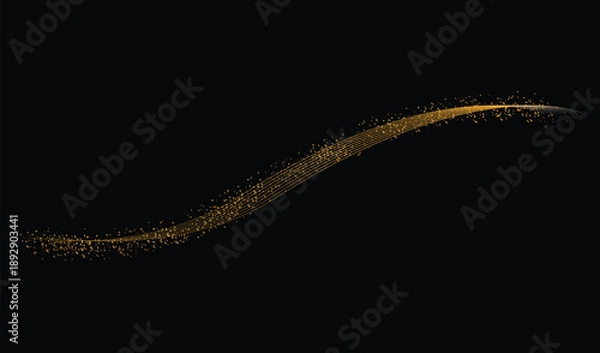 Obraz luxury gold stardust light, glitter background