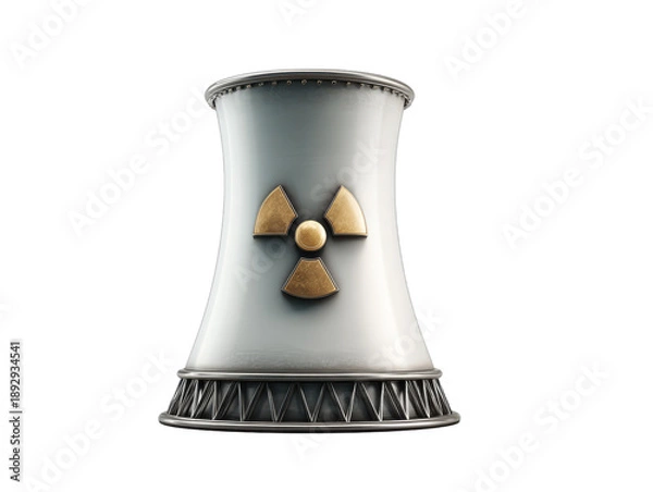 Obraz nuclear power isolated on a transparent background 