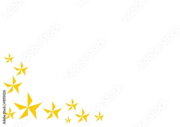 Obraz vector framework from golden stars