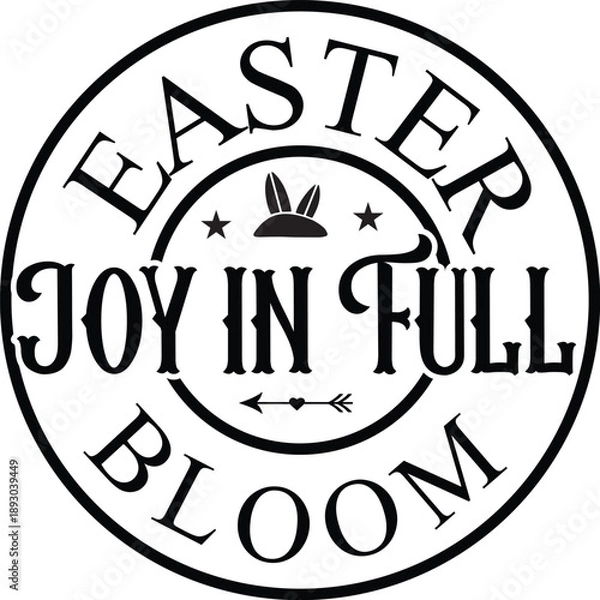 Obraz Easter Joy In Full Bloom SVG Designs