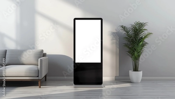 Obraz Digital signage led display mockup