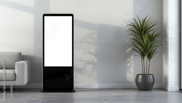 Obraz Digital signage led display mockup