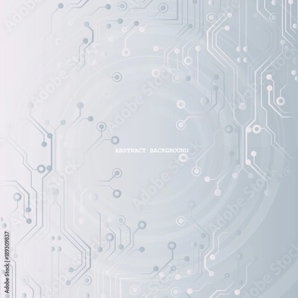 Fototapeta Circuit board, technology background. Vector illustration. EPS 10