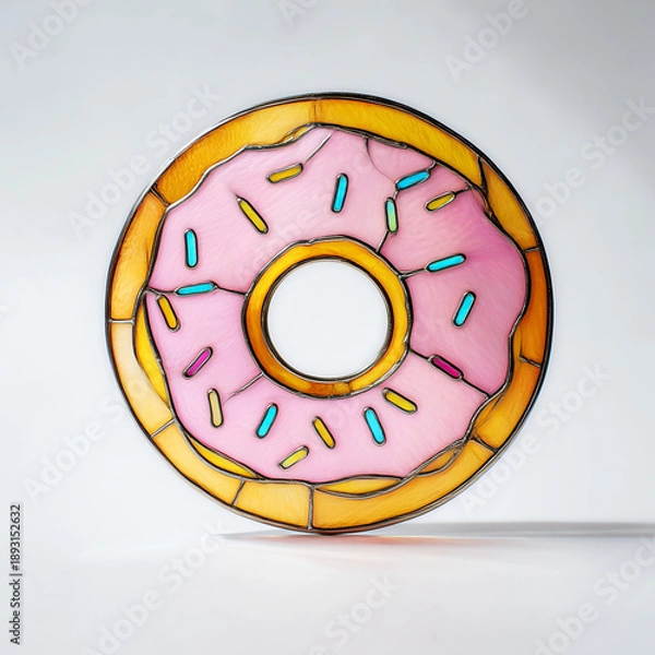 Obraz ドーナツステンドグラスチャーム