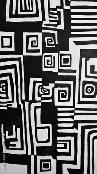 Obraz Abstract Geometric Pattern Design