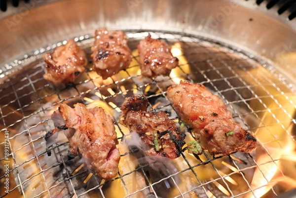 Obraz 黒毛和牛焼肉（中落ちカルビ）