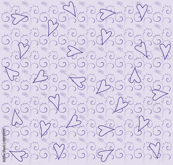 Obraz Vector seamless background pattern
