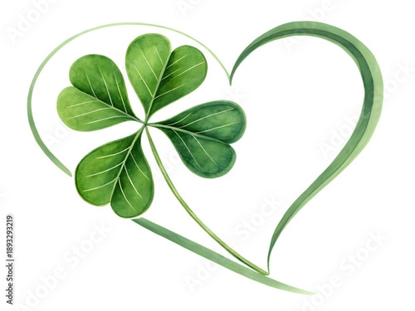 Obraz green leaf clover