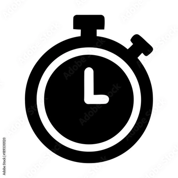 Fototapeta Stopwatch timer delivery speed logo