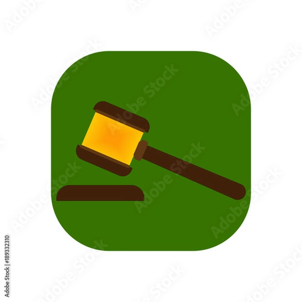 Obraz judge's hammer icon