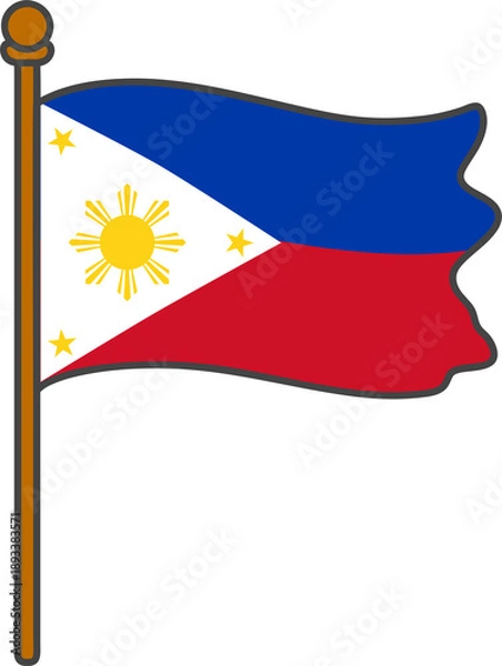 Obraz philippines flag