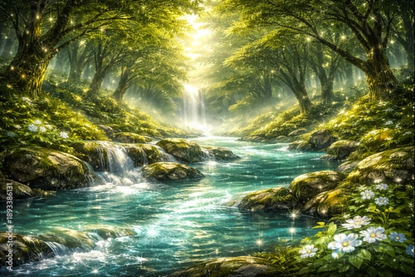 Obraz 穏やかな森林