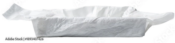 Obraz Folded white wrapper