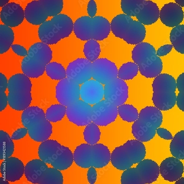 Obraz creative abstract design with artistic pattern background
